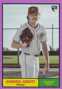 ANDREW ABBOTT TOPPS ARCHIVES ROOKIE PINK FOILBOARD HOLO FOIL RC REDS #97 2024 - Picture 1 of 1