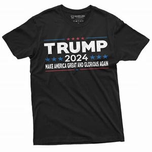 Trump - Make America Great and Glorious Again Camiseta Trump 2024 Camisa Americana - Imagen 1 de 9