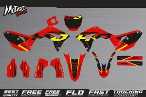 Graphics Kit for Honda CRF 450 R 2017 2018 2019 2020 Decals Stickers by Motard - Picture 1 of 3