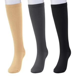 Men Women Compression Socks Moderate(15-20mmHg)Graduated Compression Sports Calf - Picture 1 of 11