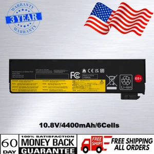 68+ Battery for Lenovo ThinkPad T440s T450 T550 X240 X250 X260 X270 S540 48Wh - Picture 1 of 11