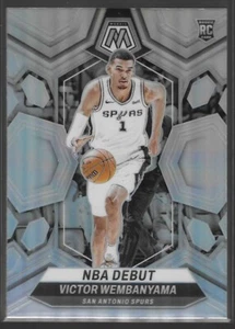 2023-24 Panini Mosaic Victor Wembanyama Silver Prizm NBA Debut #257 - Bild 1 von 2