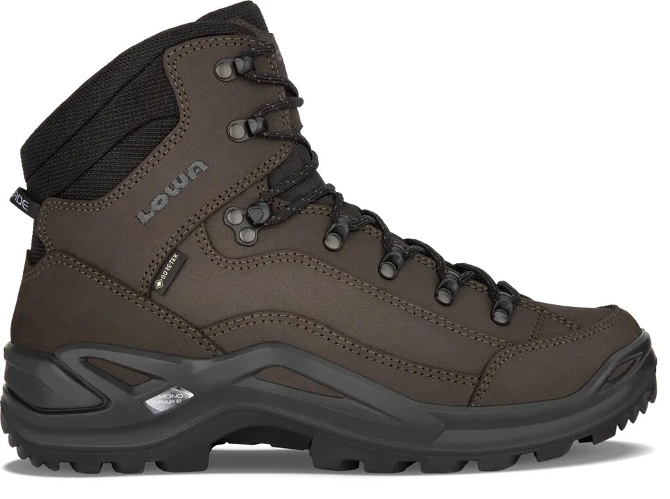 LOWA Renegade GTX Mid Gore-TEX Herren Dunkelbraun/Schwarz Größe wählbar NEUWARE