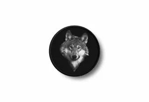 Patch toppe toppa ricamo termoadesiva stampado biker moto lupo wolf no club r4 - Bild 1 von 1