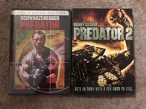 Predator: (Part 1 & Part 2, DVDs) 1987. With Slipcovers - Picture 1 of 7