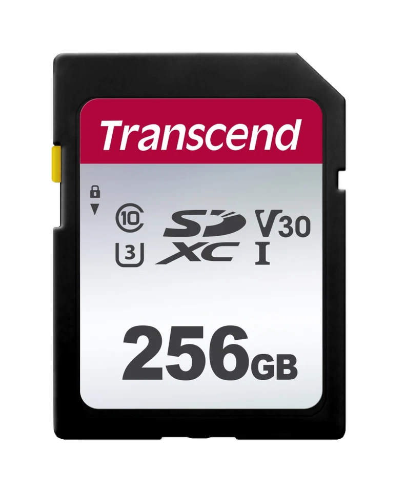 256GB Transcend 300S SDXC UHS-I U3 V30 SD Memory Card CL10 95MB/sec - Image 1 of 2