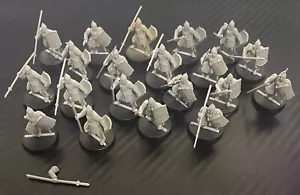 Middle-earth: battle strategy game - x20 Warriors of Minas Tirith (spears), used - Bild 1 von 3