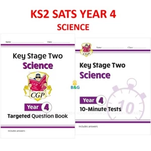 KS2 Sats Year 4 Science Targeted Question Workbooks Ages 8-9 CGP - Picture 1 of 12