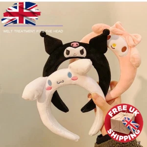 Süßer doppelter Sanrio Haarreif - Cinnamoroll & Kuromi Kawaii Stirnband - Bild 1 von 13