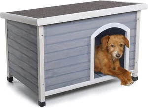 Outdoor Dog House for Small Dog Weatherproof Outdoor Dog Kennel with Adjustable - Picture 1 of 7