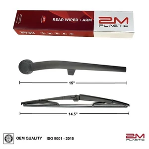 Brazo y cuchilla limpiaparabrisas trasero para Jeep Commander 2006/2010 calidad OEM 5174877AA - Imagen 1 de 3