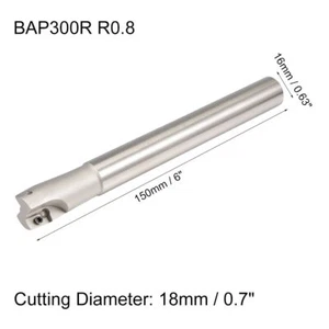 1× BAP300R C16-18-150 Indexable End Mill 18mm Milling Cutter Holder For APMT1135 - Picture 1 of 3