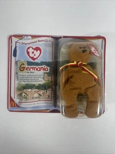 McDonalds Ty Beanie Baby Germania Teenie Bear Retired - Picture 1 of 3