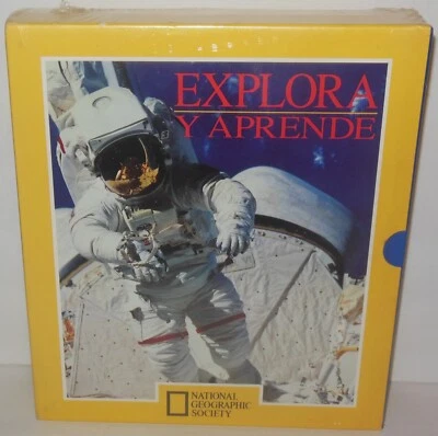 NEW: National Geographic: Coleccion Explora Y Aprende Spanish 4-vol. Sealed set - Image 1 of 4