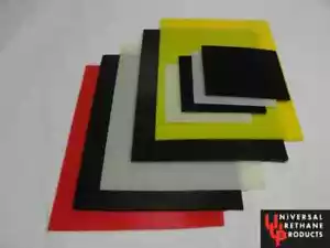 URETHANE/POLYURETHANE SHEET 12" X 12" X 3/8", 90 DURO NATURAL "FROM MFG" ID#313 - Picture 1 of 4