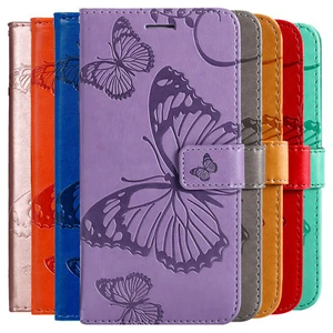 Embossed Magnetic Flip PU Leather Wallet Case For iPhone 16 Pro Max/15/14/13 - Picture 1 of 30