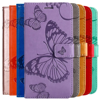Embossed Magnetic Flip PU Leather Wallet Case For iPhone 16 Pro Max/15/14/13 - Image 1 of 4