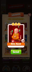 Holy Monk Coin Master Rare Card *Fast Delivery* 24/7 - Picture 1 of 1