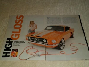 VARIOUS VINTAGE 1967 FORD MUSTANG AD / ARTICLES - HUGE VARIETY!!! - Bild 1 von 46