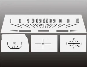 White Face Gauges for 1966-1967 Chevrolet Nova - Bild 1 von 4