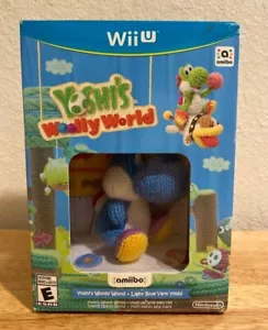 Yoshi's Woolly World + Light Blue Yarn Yoshi (Nintendo Wii U, 2016) - KOMPLETT! - Bild 1 von 7