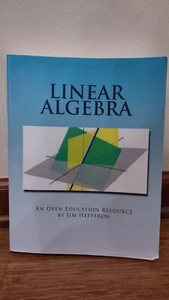 Linear Algebra-An open Education Resource by Jim Hefferon - Picture 1 of 1