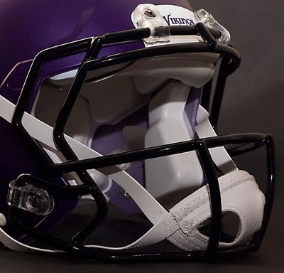 Máscara facial/protetor facial capacete de futebol MINNESOTA VIKINGS Riddell Speed CU-S2BD-SW - Imagem 1 de 4