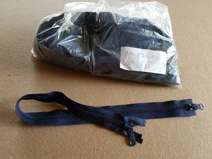 YKK 26" Navy Blue 2 way zip.3 off - Picture 1 of 1