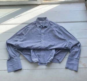 90 Pierre Balmain Striped Shirt Button Up Vintage Mens 17/43 Size Archive Design - Picture 1 of 9