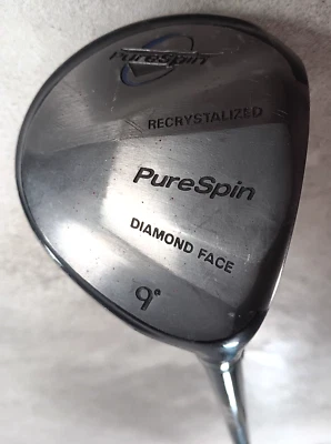 PURESPIN Diamond Face DRIVER 9* destro grafite jumbo XXL eixo regular - Imagem 1 de 4