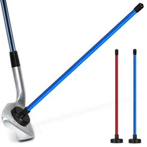 Golf Alignment Rods, Golf Swing Trainer Aid Golf Club Alignment Stick Corrector - Picture 1 of 17