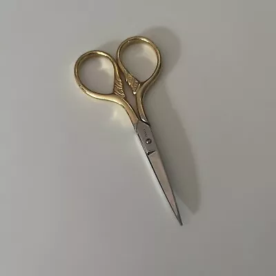 Gingher G-LT 3 1/2" Lions Tail Gold Plated Embroidery Scissors - Image 1 of 4
