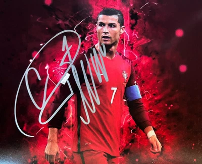 Cristiano Ronaldo  Signed 8x10" (SOCCER: Portugal) Authentic Autograph w/COA - Image 1 of 4