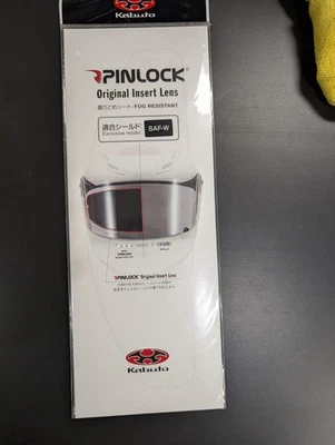 Kabuto PINLOCK Original Insert Lens SAF-W Clear Shield - Fits Kabuto RT33 - Image 1 of 3