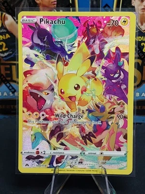 Pikachu Wild Charge Pokémon Card 160/159 Collectors Cards - Image 1 of 2