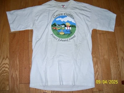 Camiseta Blanca De Colección Años 90 Ana De Las Tejas Verdes Isla del Príncipe Eduardo, Canadá Foto 1 de 2