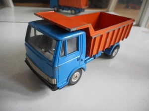 Bburago Burago Fiat 50 NC Dump Truck in Blue/Orange on 1:43 - Picture 1 of 2