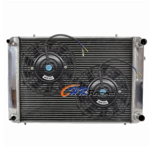 Aluminum Radiator+Fans for 1980 1981 Triumph TR7 L4 2.0L Manual transmission - Picture 1 of 8