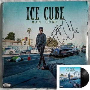 IN HAND & SIGNED!! Ice Cube Man Down Vinyl LP 2025 AUTOGRAPHED (dinked Corners) - Picture 1 of 8