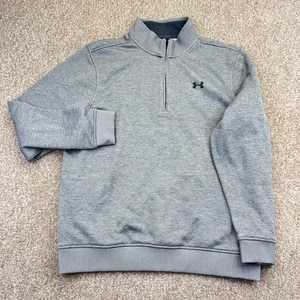 Under Armour Storm Coldgear 1/4 Zip Pullover Herren Größe XL grau Fleece - Bild 1 von 9