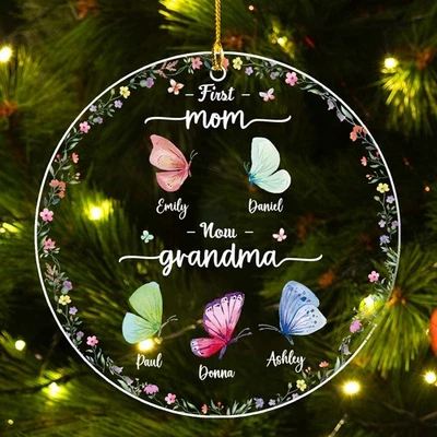 Best Friends Christmas Gift - Personalized Custom Acrylic Ornament - image 1 of 4
