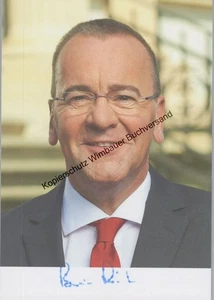 Original Autogramm Boris Pistorius Bundesminister der Verteidigung /// Autograph - Bild 1 von 2