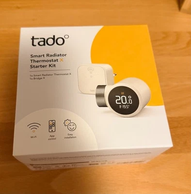 tado° Smartes Heizkörper-Thermostat X - Starter Kit mit Bridge - NEU - Bild 1 von 3