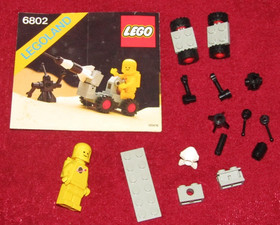 Vintage LEGO Legoland Space 6802 Space Probe Manual Missing 2 Pieces