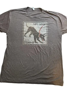 Pompeii Tshirt Cave Canem Tshirt Black Dog Union Science City Kansas City MO XL - Picture 1 of 7