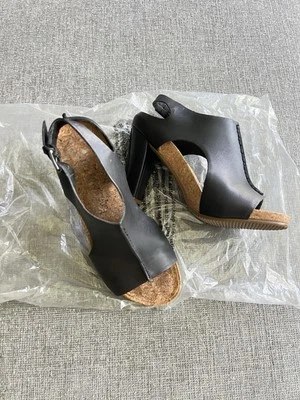 $130 LUXURY REBEL CHAD Black Designer Fashion Platform Sandals 6 EUR 36 - Image 1 of 4