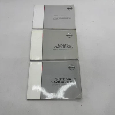 LIBRETTO USO E MANUTENZIONE NISSAN QASHQAI +2 2008 ITALIANO ORIGINALE UM-390 - Immagine 1 di 4