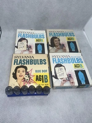 Sylvania AG 1B Blue Flashbbs 3 paquetes completos, 1 mitad de paquete Foto 1 de 2