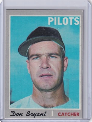 1970 Topps Baseball #473 Don Bryant - Seattle Pilots - Image 1 of 2