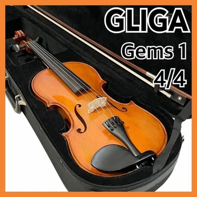 Violino GLIGA Gems1 tamanho 4/4 Fecit Anno 2023 com estojo instrumento de cordas violino - Imagem 1 de 4